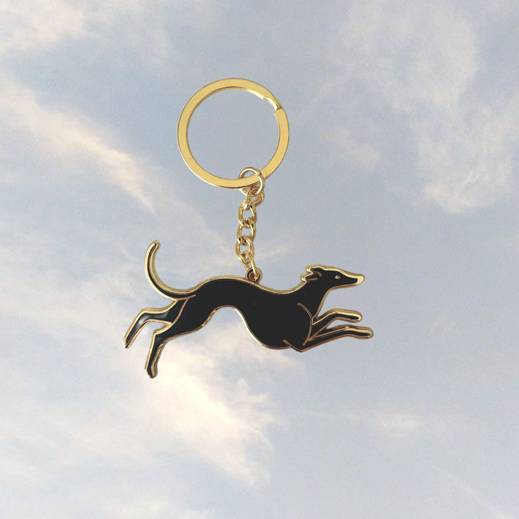 Greyhound Keyring