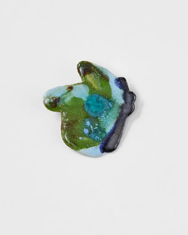 THE STAMP Brooch in Pond