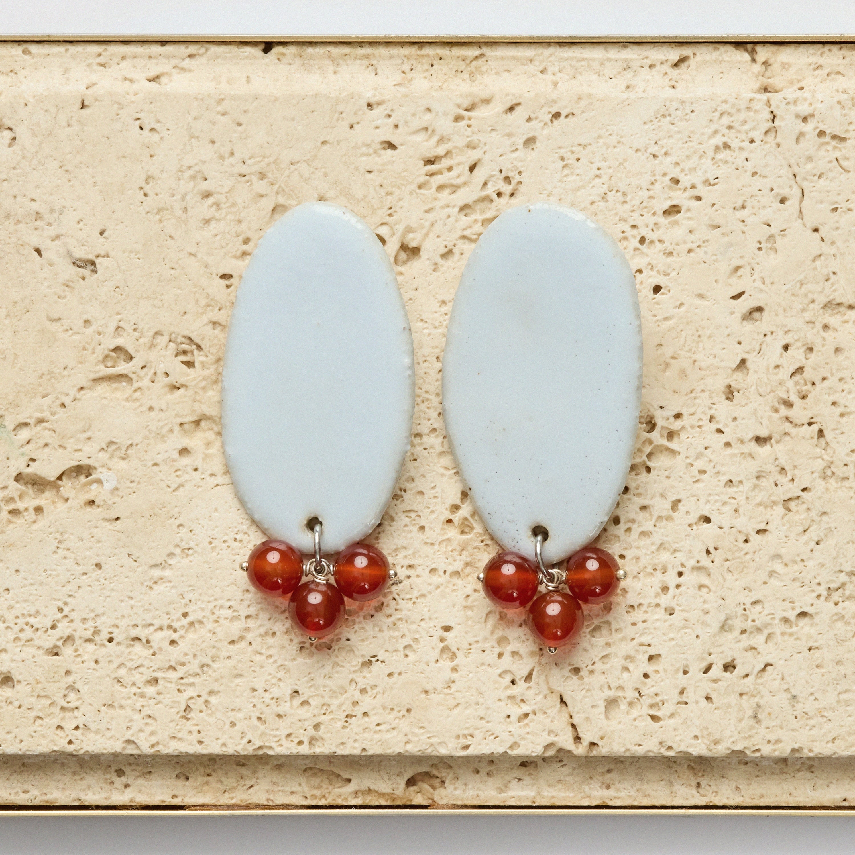 CRUSH Earrings in Cloud