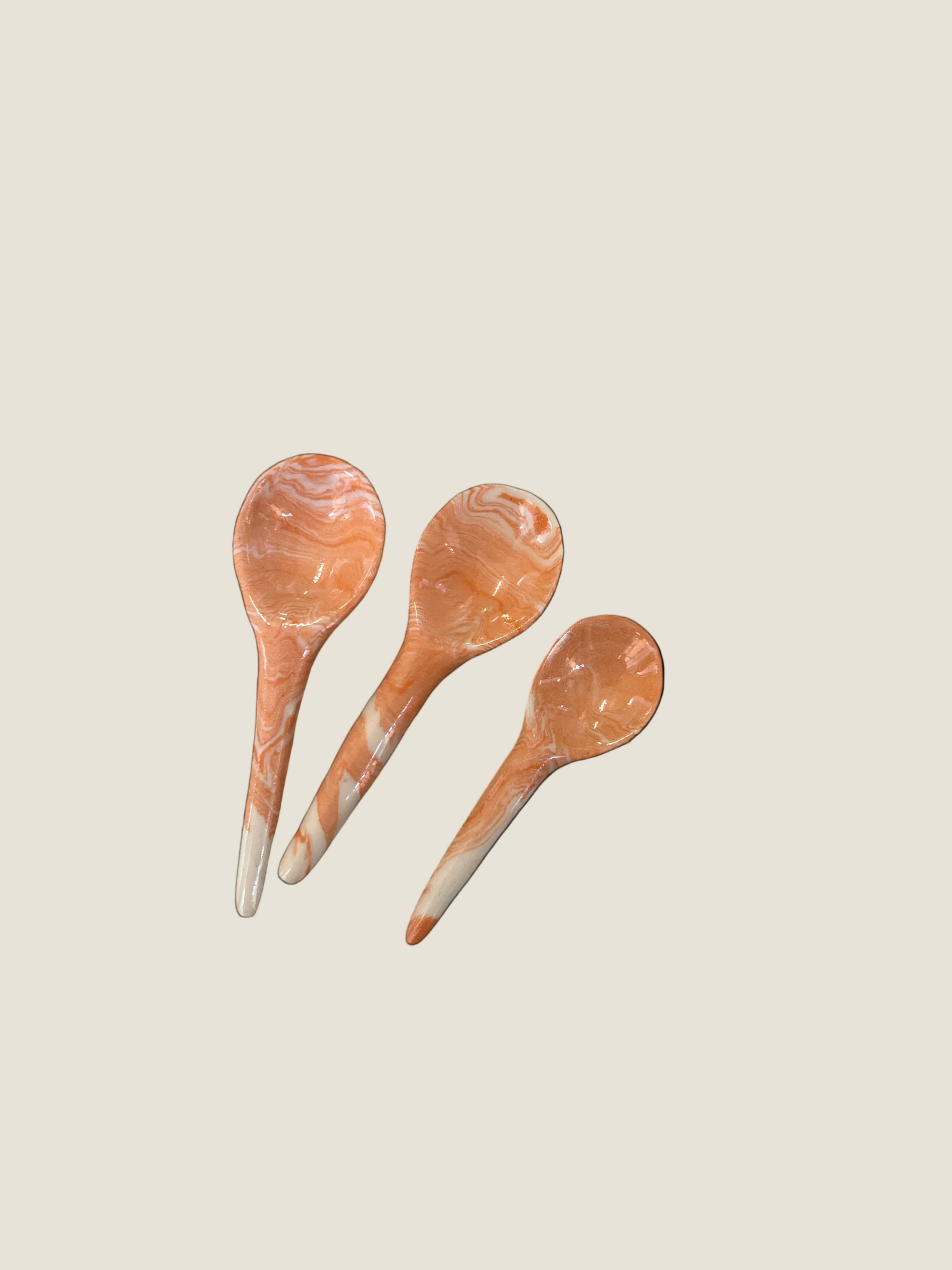 Tantri Mustika mini ceramic salt spoons