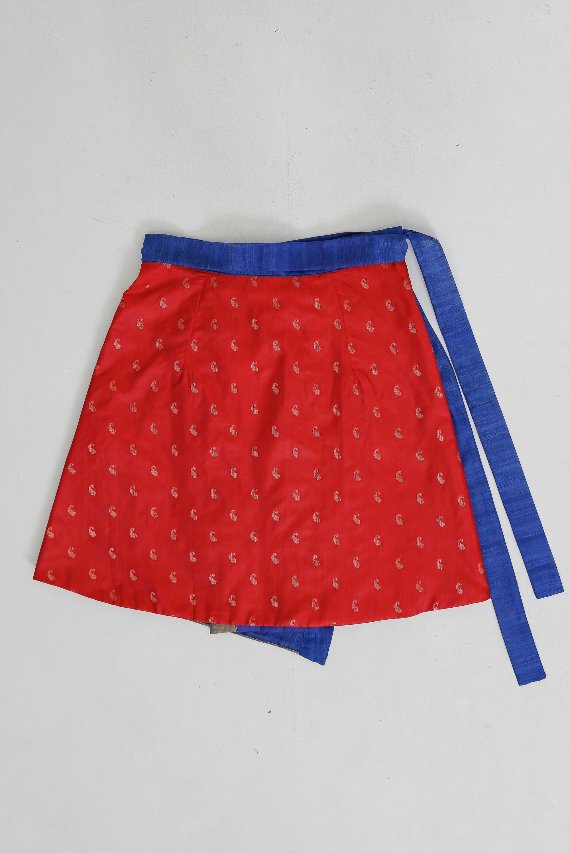 Pleated Pallu Wrap Skirt Medium
