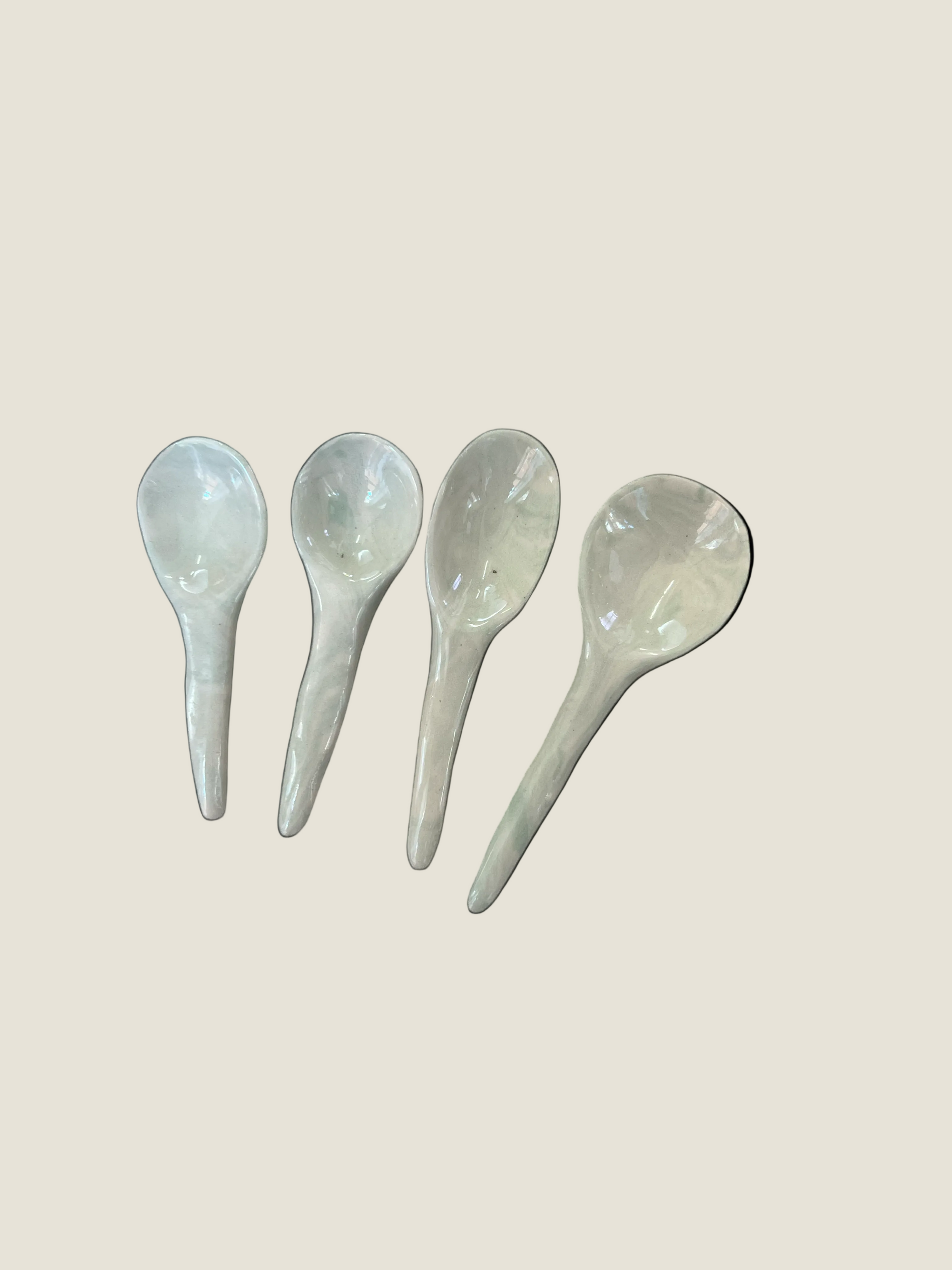 Tantri Mustika mini ceramic salt spoons