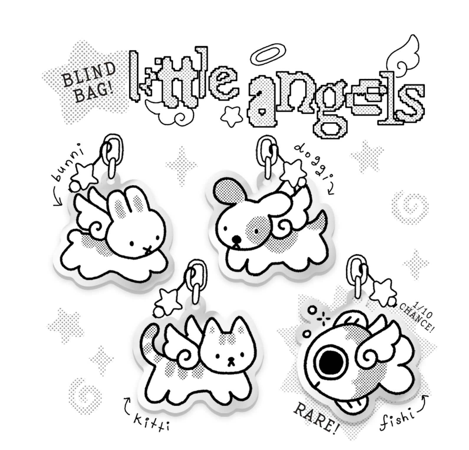 'Little Angels' Blind Bag Keychains [Series One]