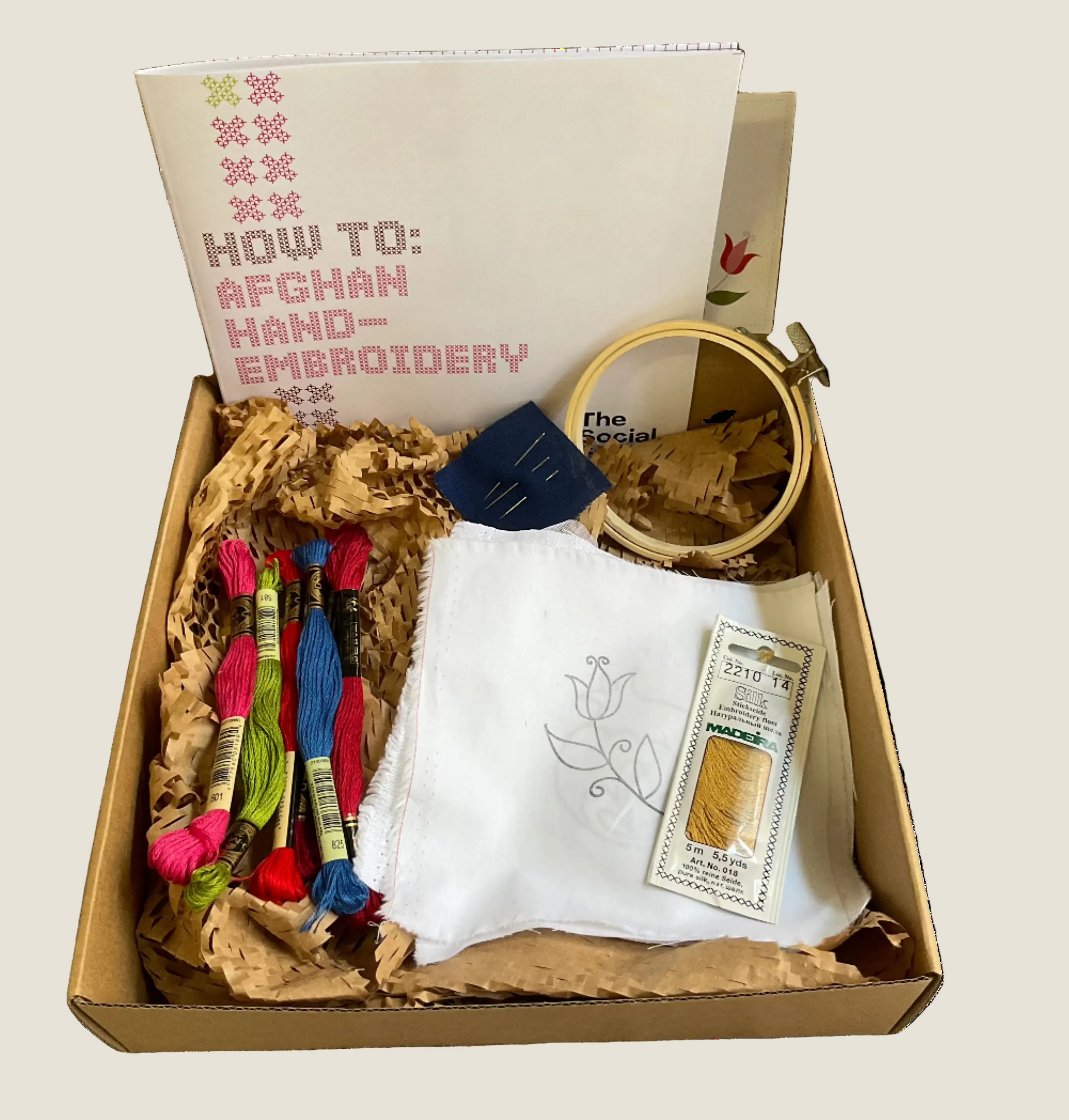 Afghan Embroidery DIY Kit