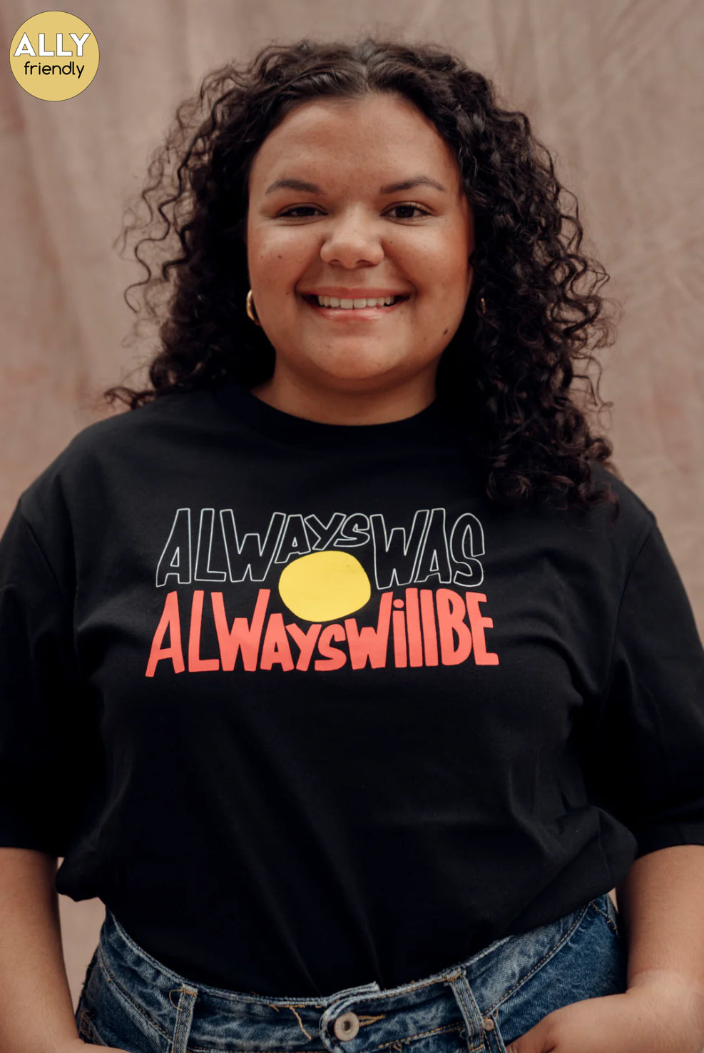 Black Short Sleeve 'Always Was, Always Will Be' Tee