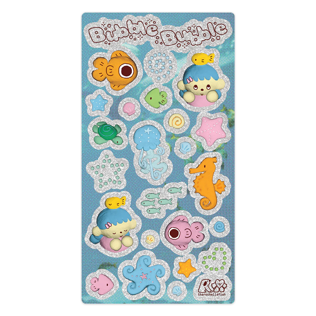 'Bubble Bubble' Sticker Sheet