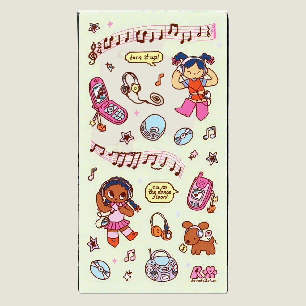 'Turn It Up' Sticker Sheet