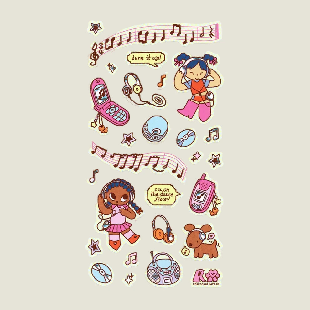 'Turn It Up' Sticker Sheet