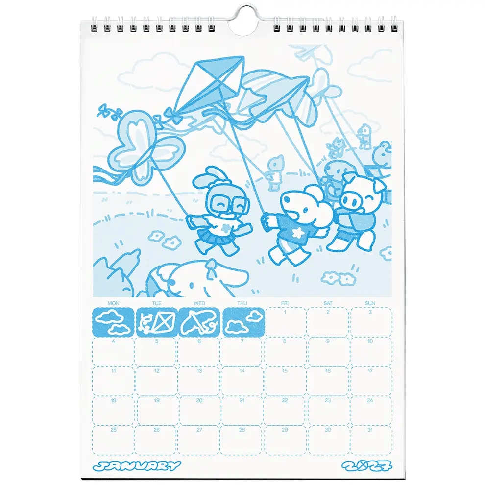 Sweet Memories ❀‏࿐ 2027 Risograph Calendar