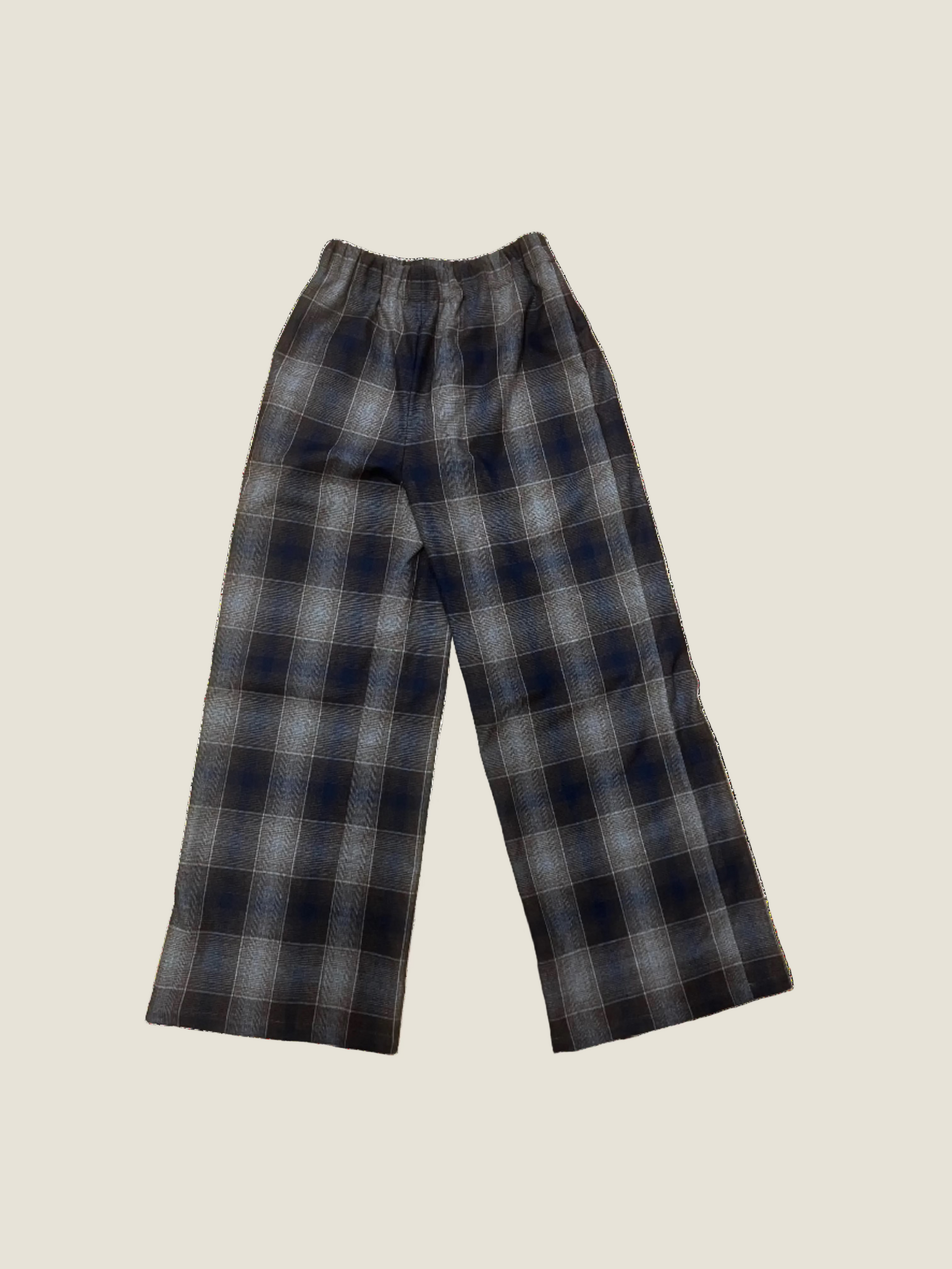 Brown Check Flannel Pant