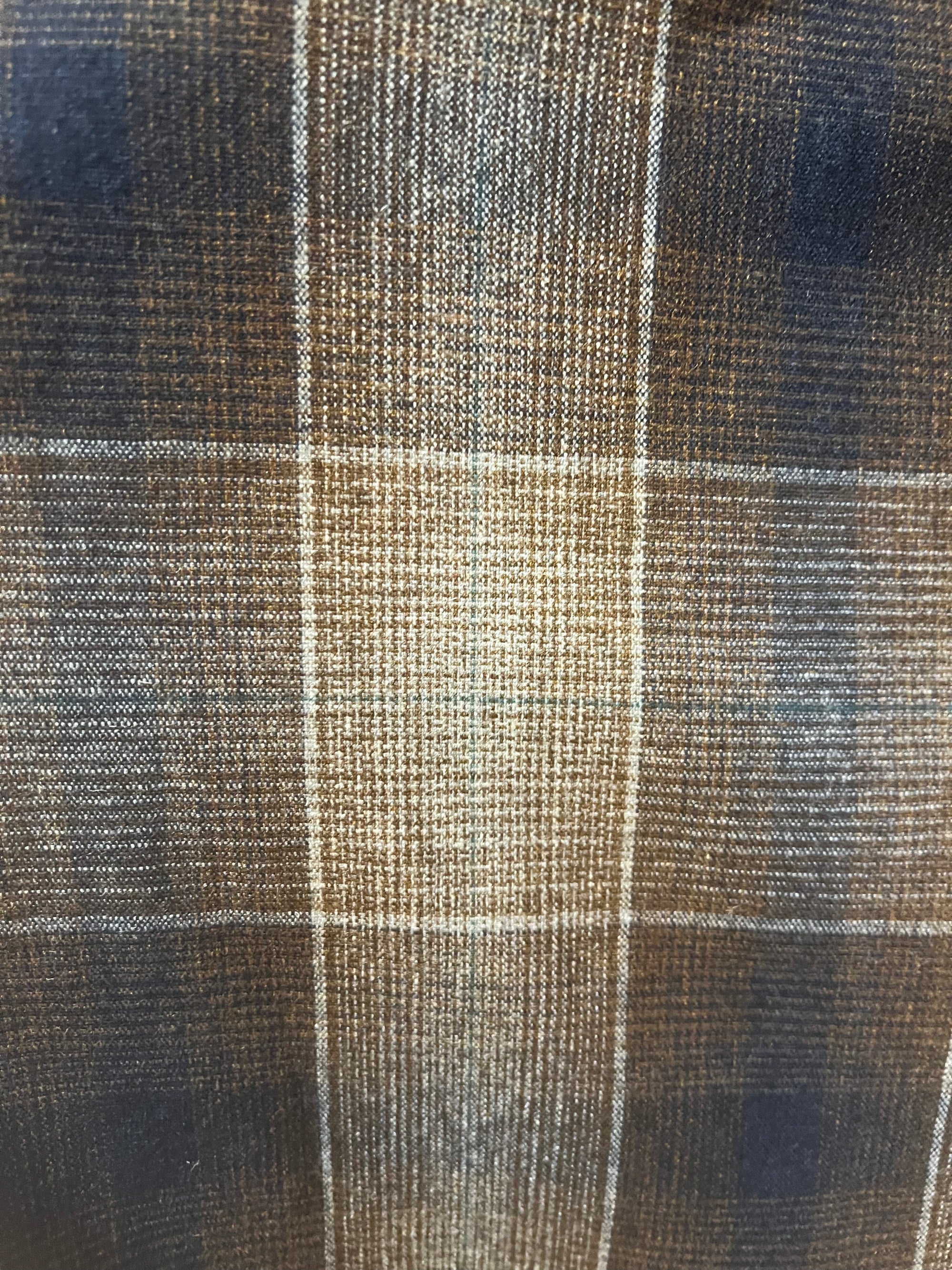 Brown Check Flannel Pant