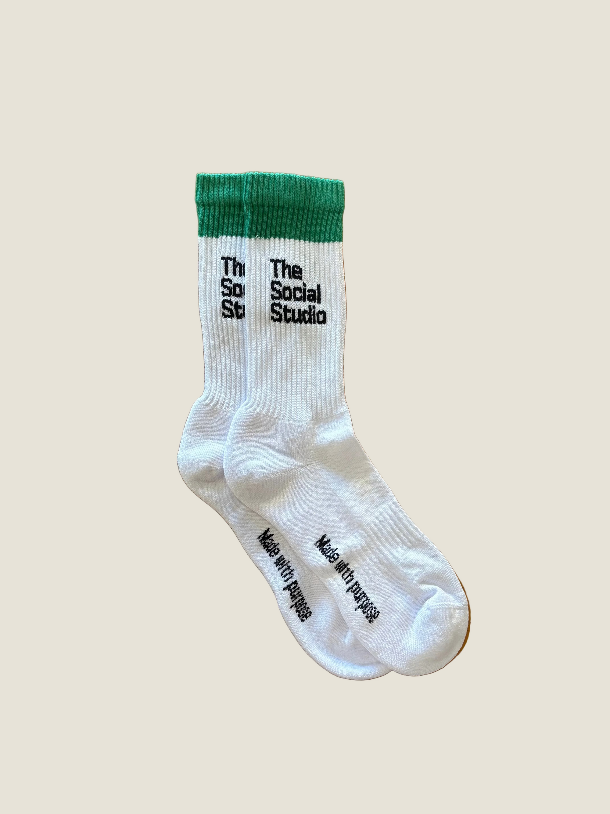 The Social Studio Ribbed Socks