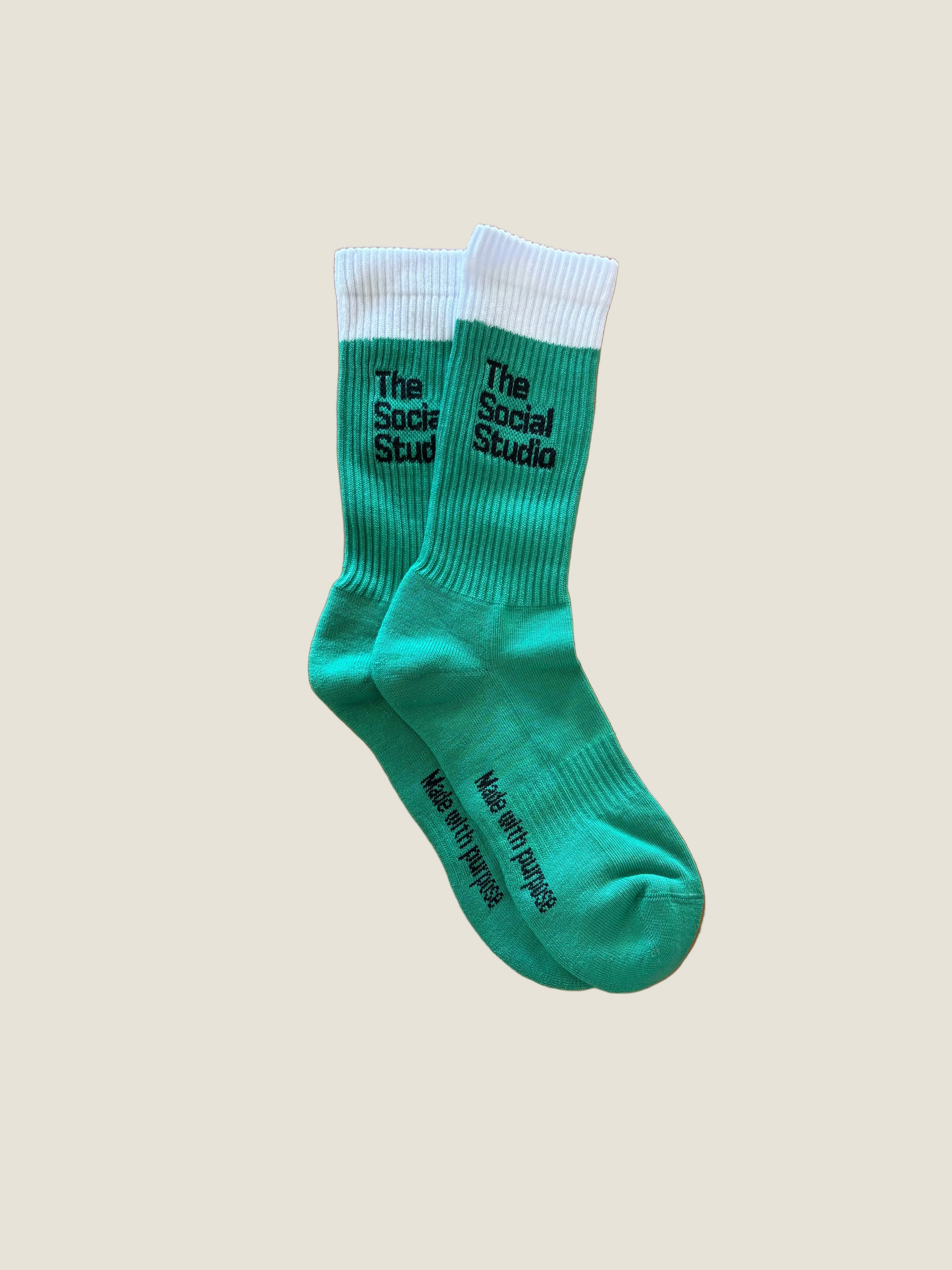 The Social Studio Ribbed Socks