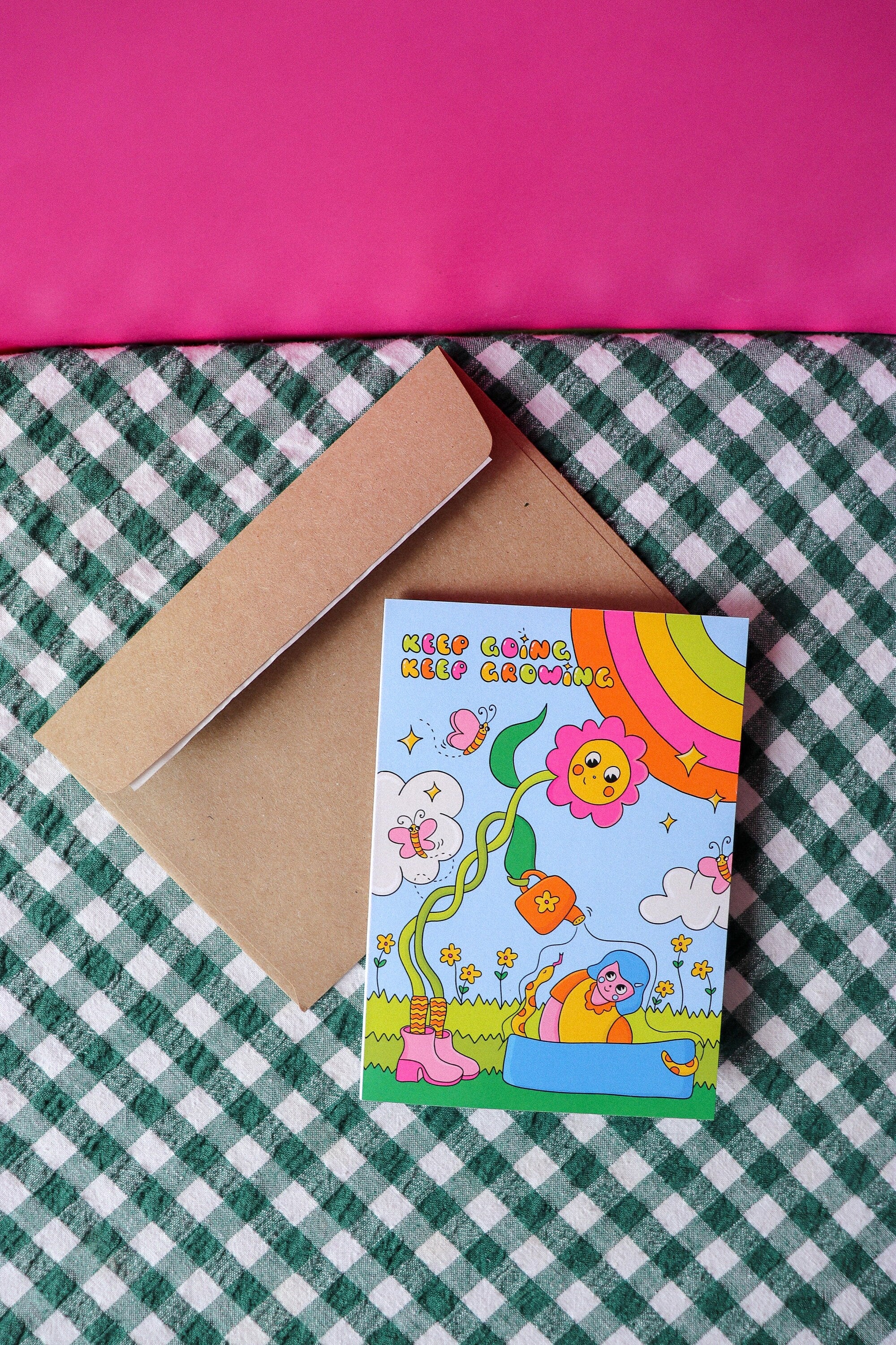 'Keep Going, Keep Growing' Greeting Card