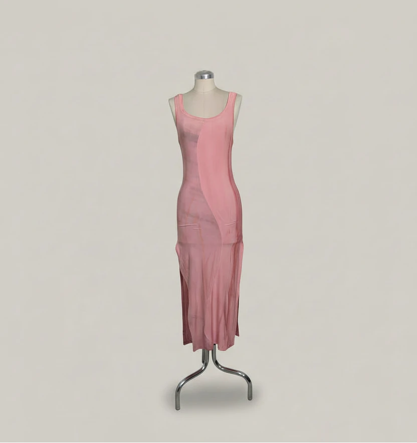 REMUSE Rose Coloured Bamboo Dress