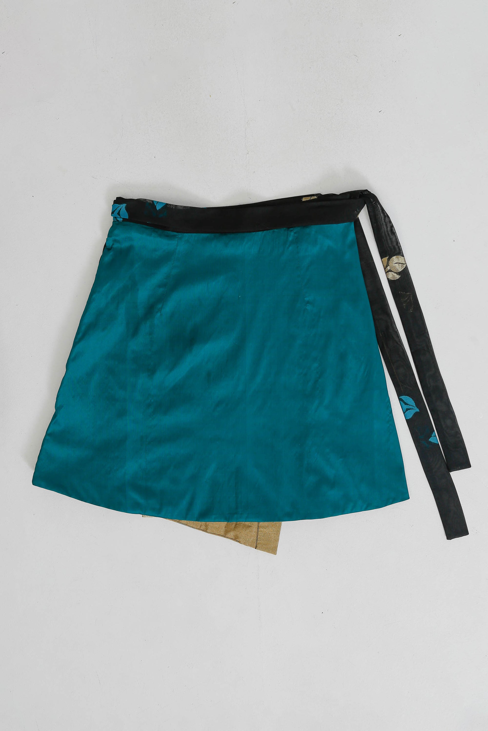 Pleated Pallu Wrap Skirt X-Large