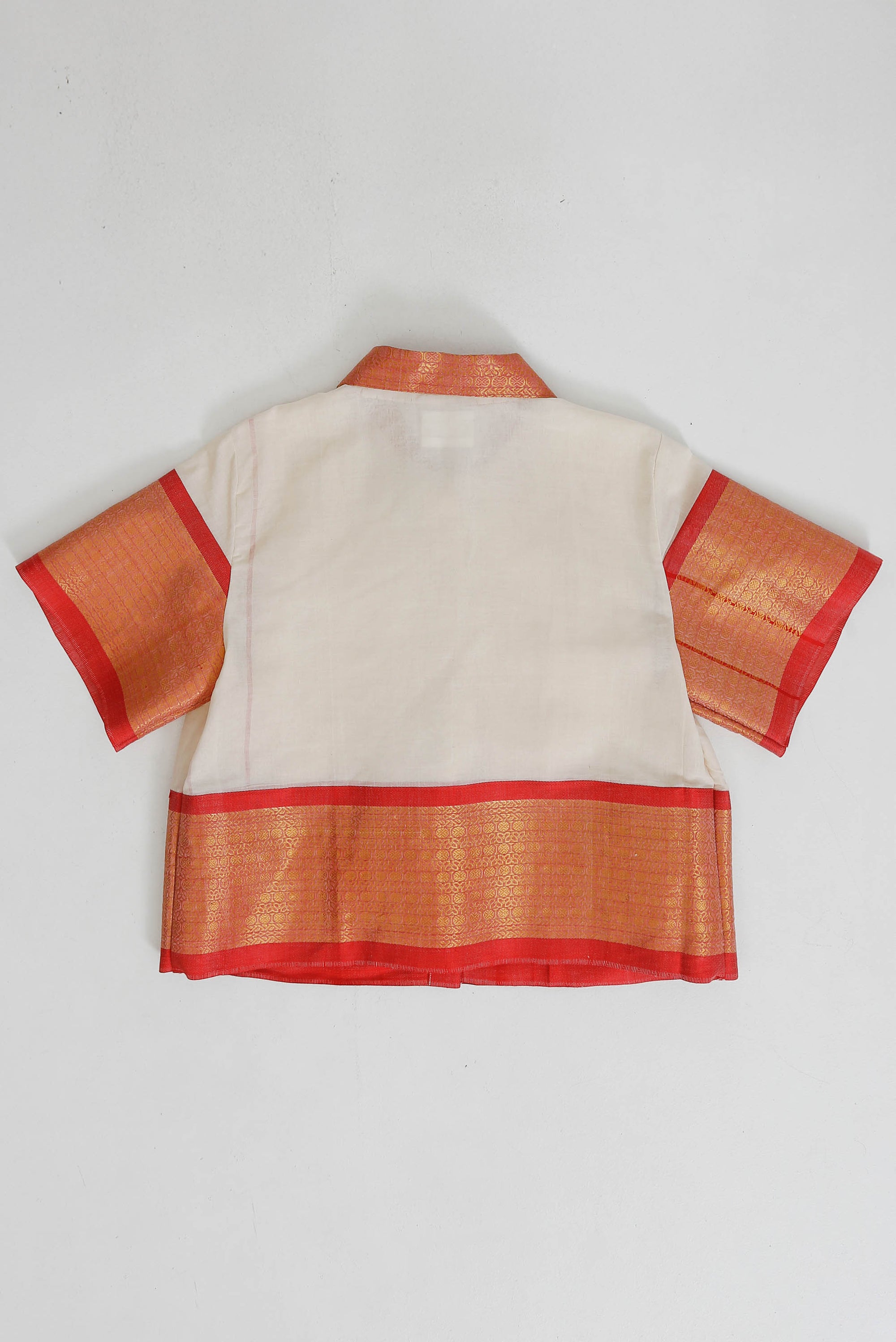 Jamdani Pleated Shirt Medium