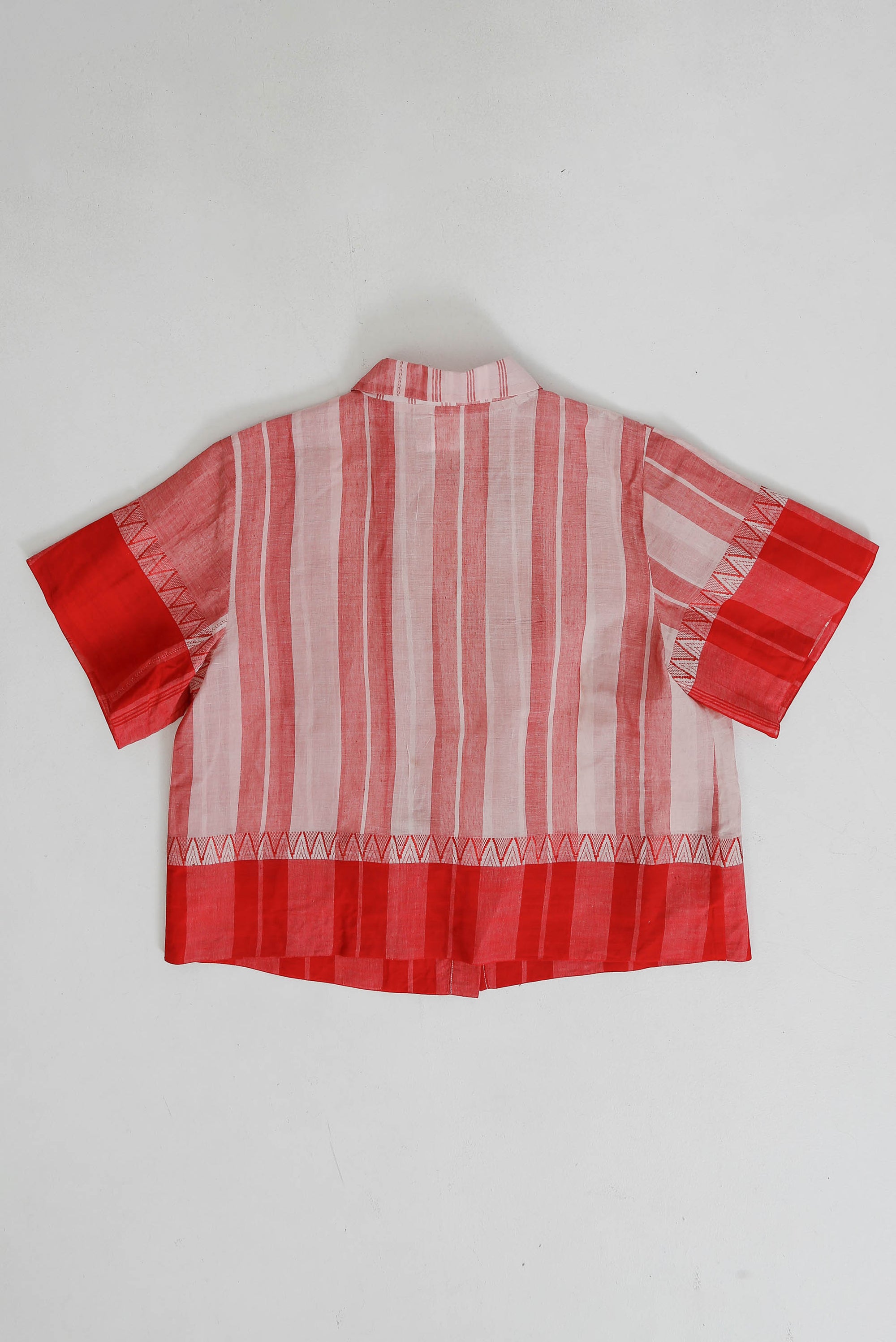 Jamdani Pleated Shirt X-Large