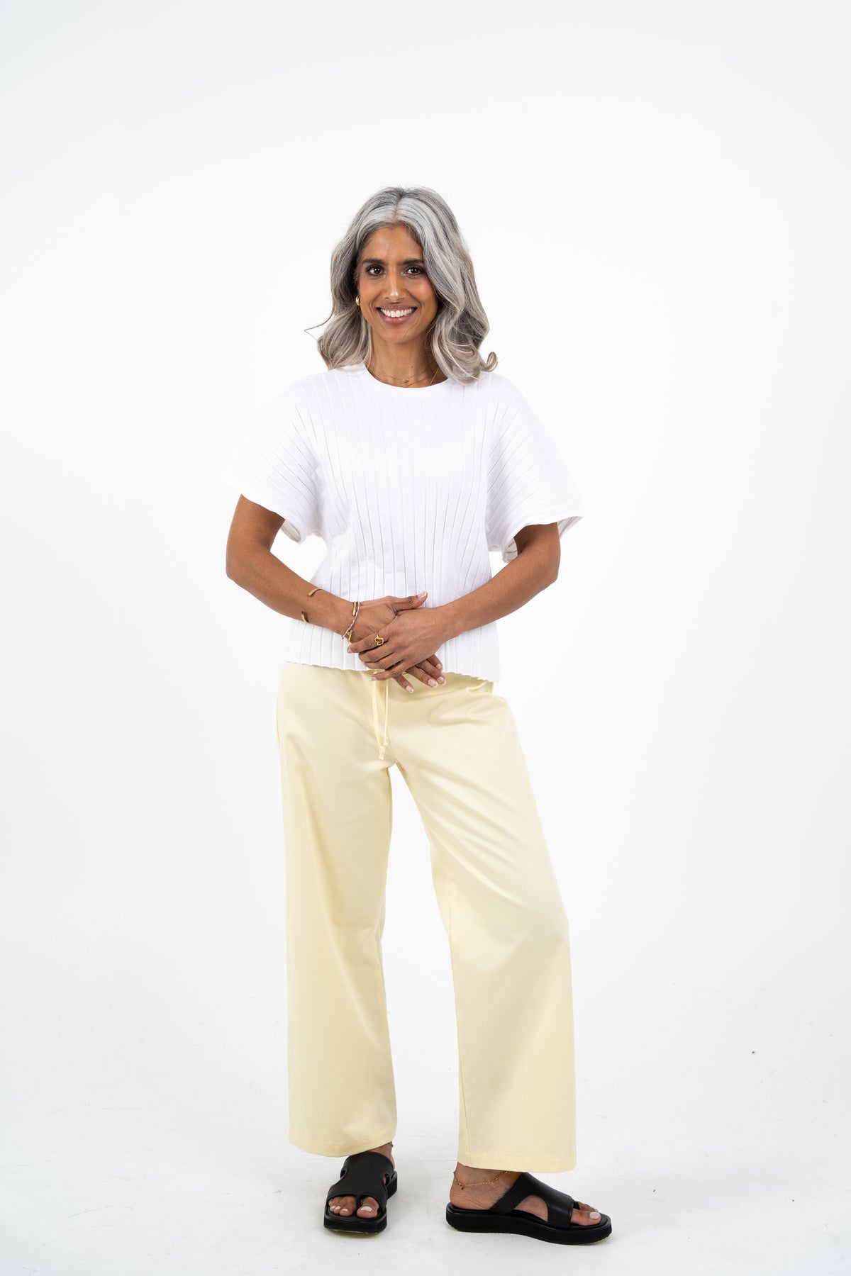 Drawstring Pant - Butter