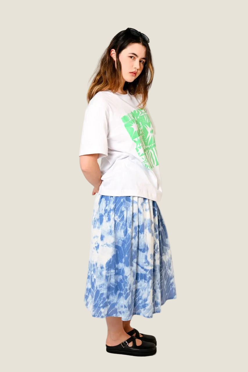 Tie-Dye Yoke Skirt
