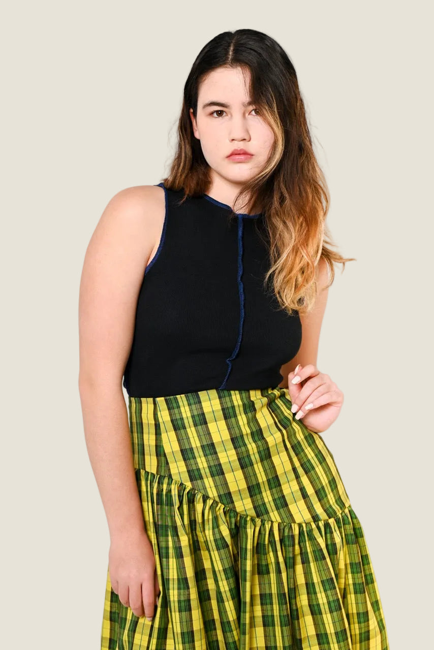 Tartan Yoke Skirt