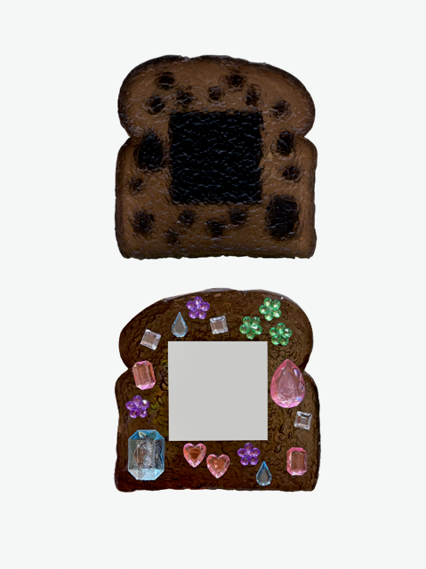 Bejewelled Bread Mirrors