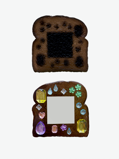 Bejewelled Bread Mirrors
