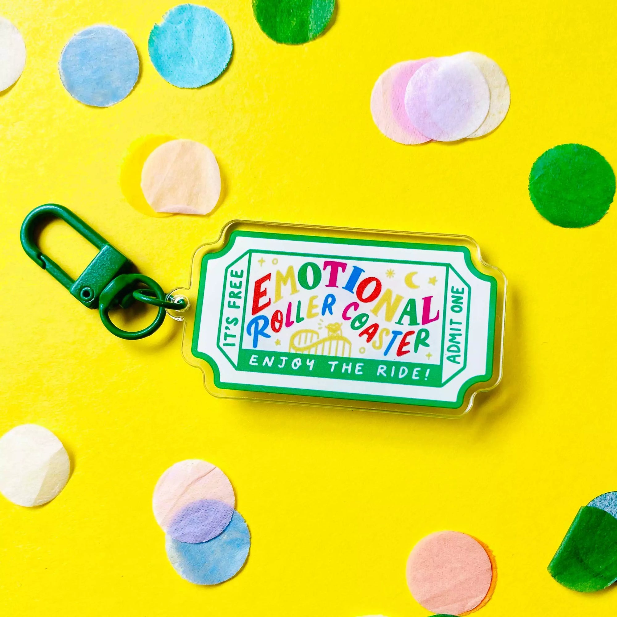 Emotional Rollercoaster Keyring