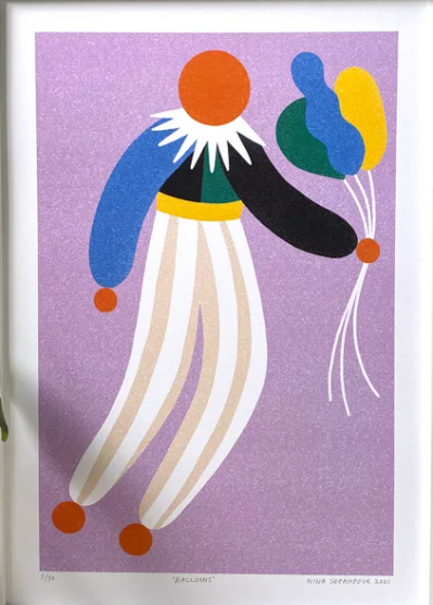 'Balloons' Print
