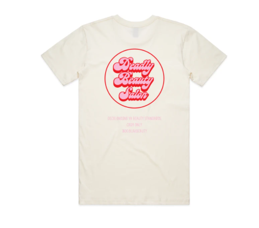 DEADLY BEAUTY SALON TEE CREAM