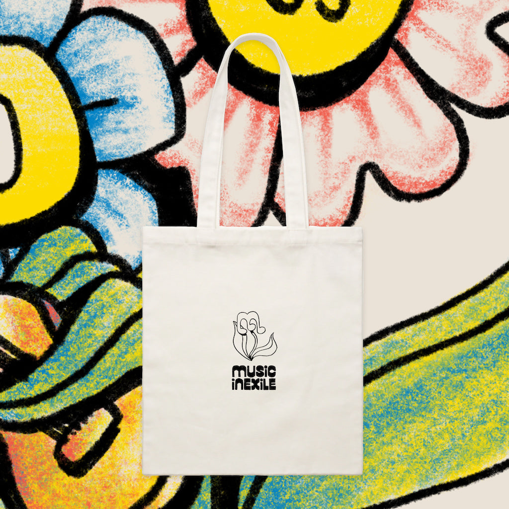 Music in Exile Flower Tote