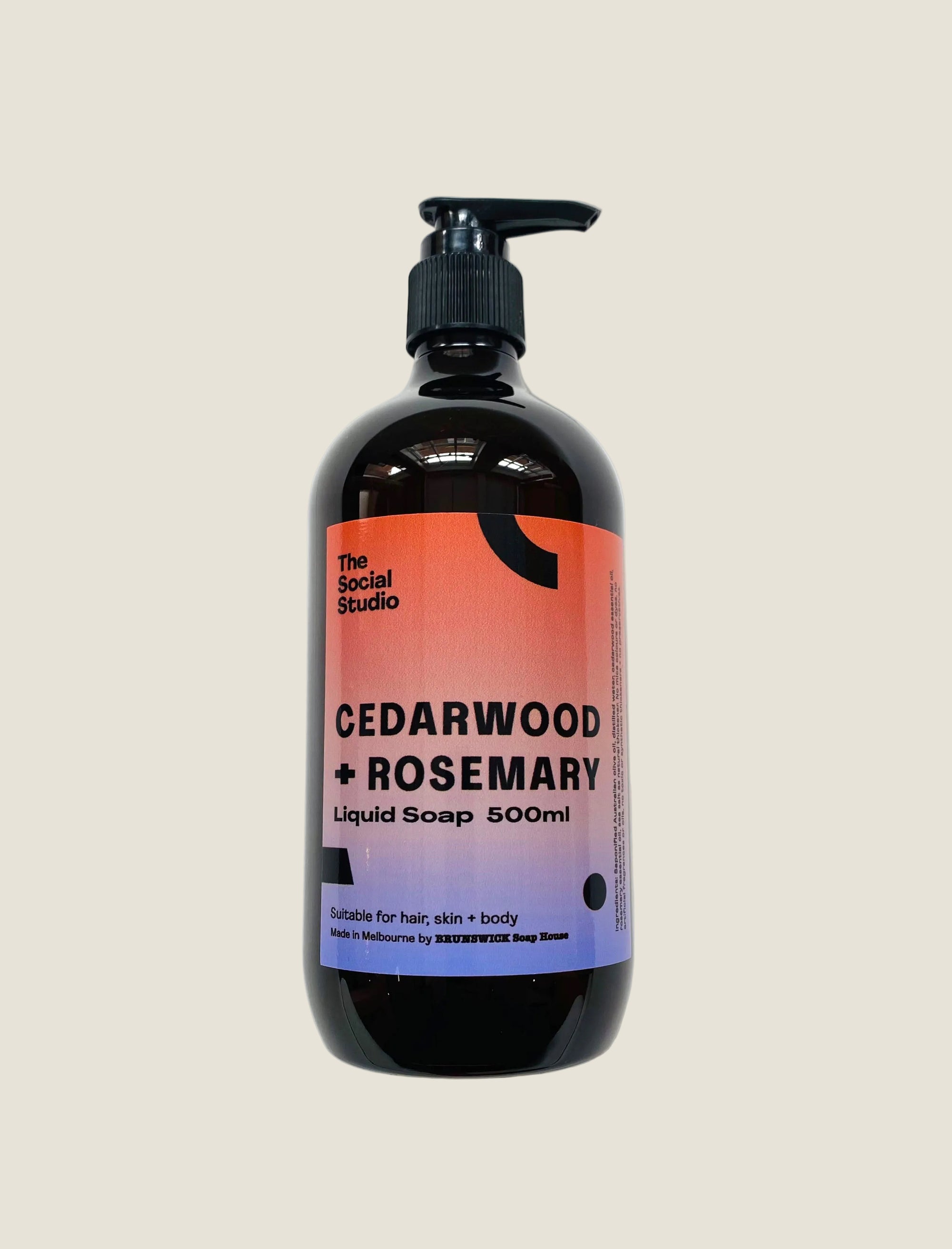 Cedarwood + Rosemary Liquid Soap