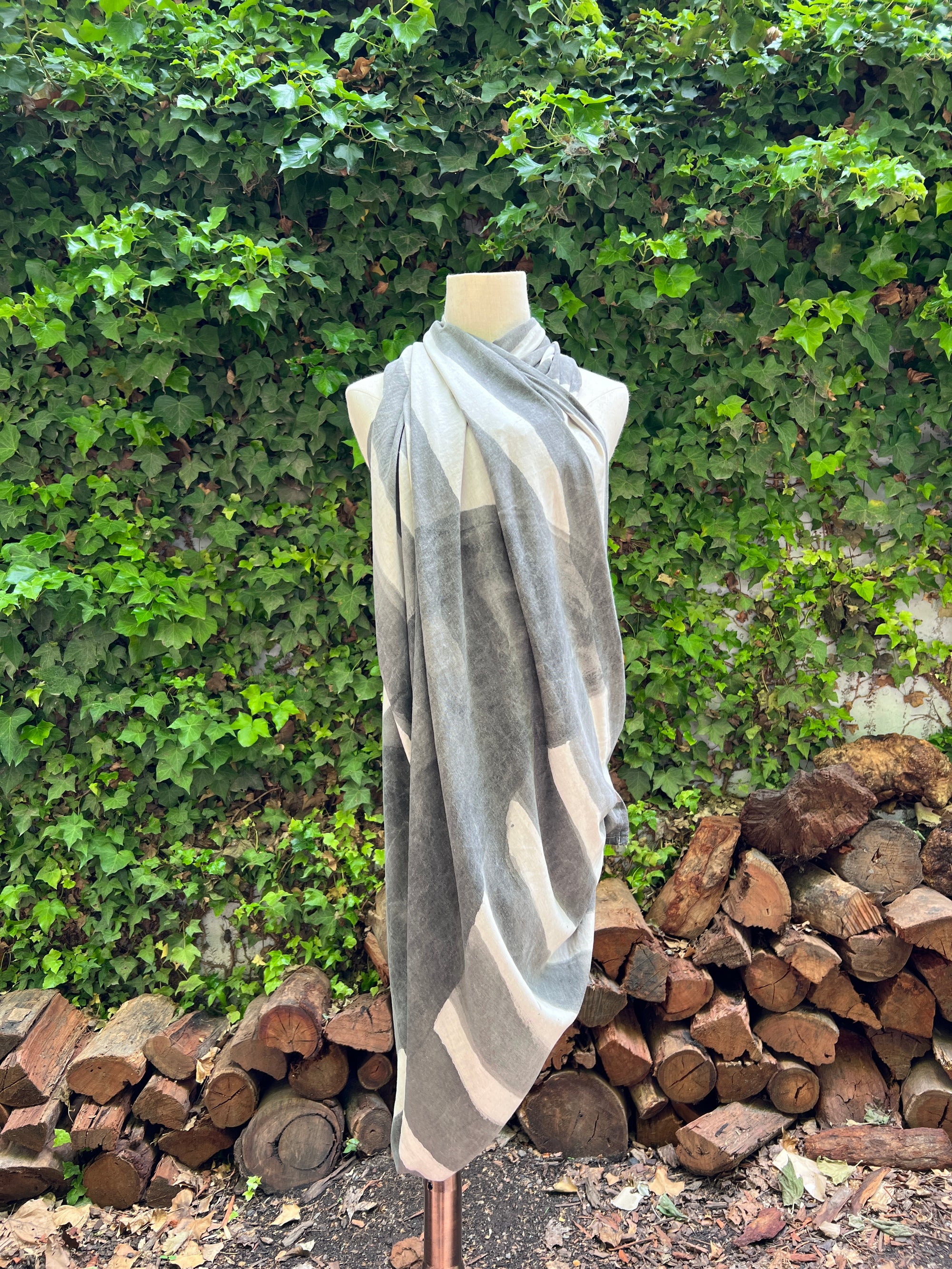 2542-22 Hand Painted Sarong by Connie Nayinggul