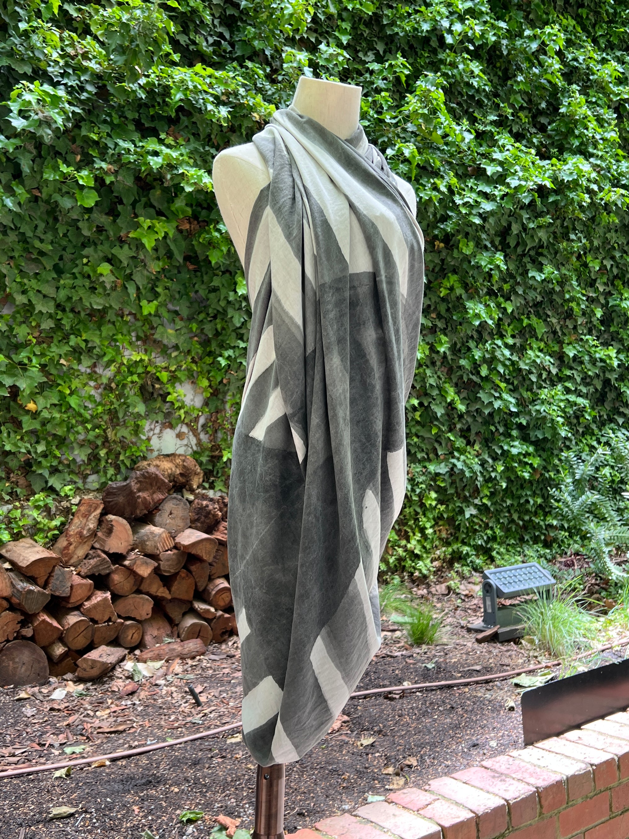 2542-22 Hand Painted Sarong by Connie Nayinggul