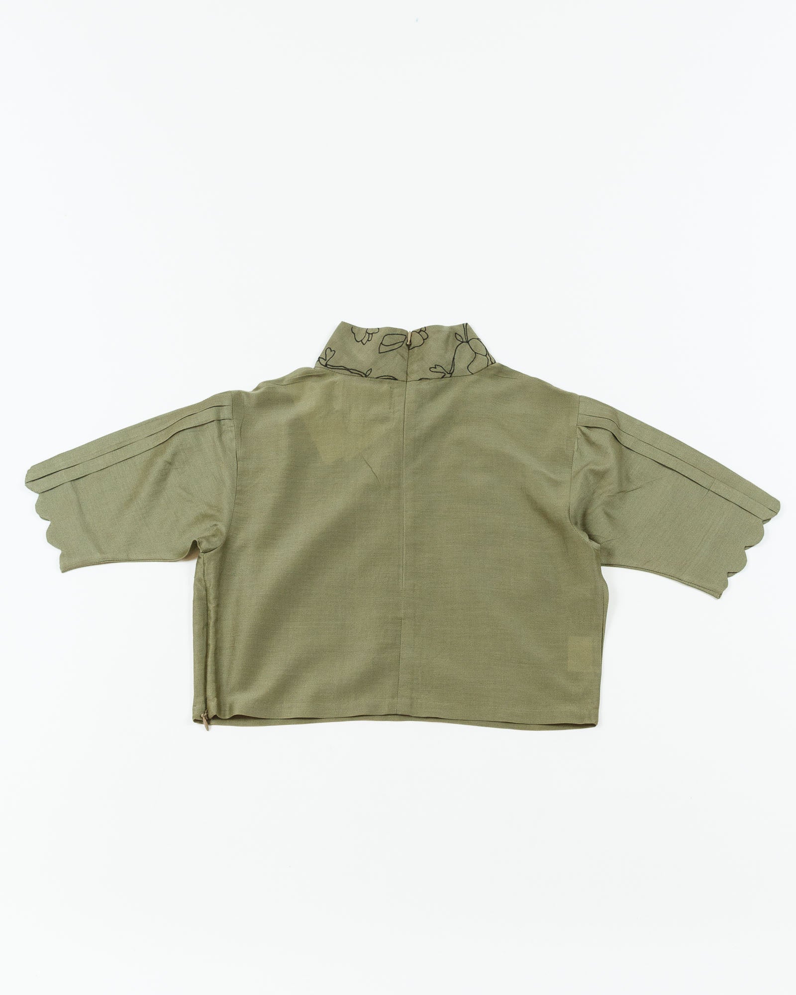 Chanderi Cropped Top