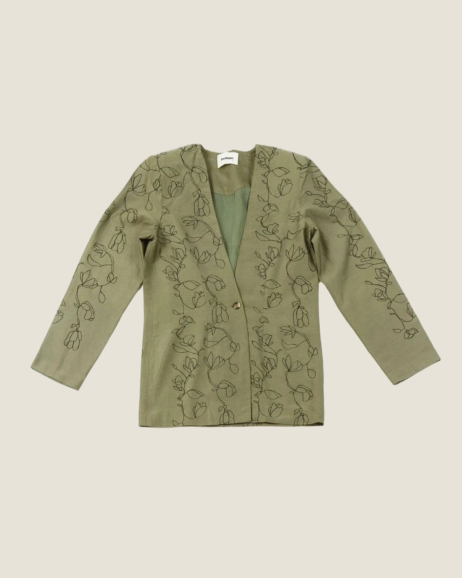 Chanderi Floral Blazer