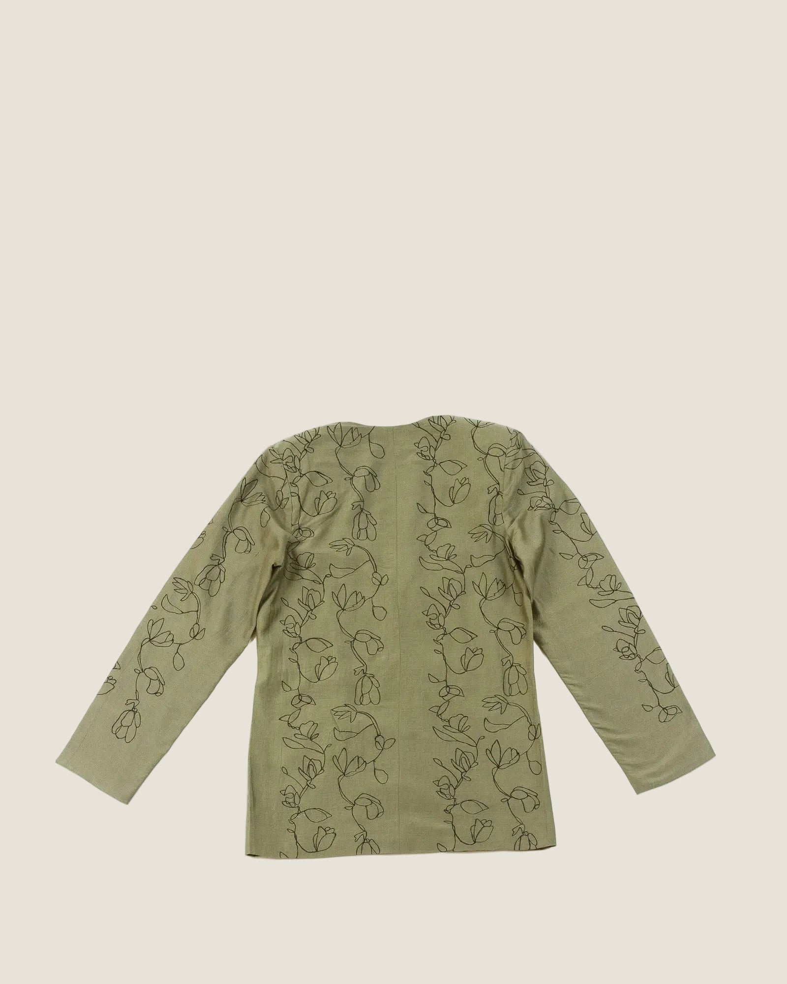 Chanderi Floral Blazer