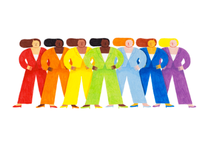 RAINBOW POWERSUIT PRINT