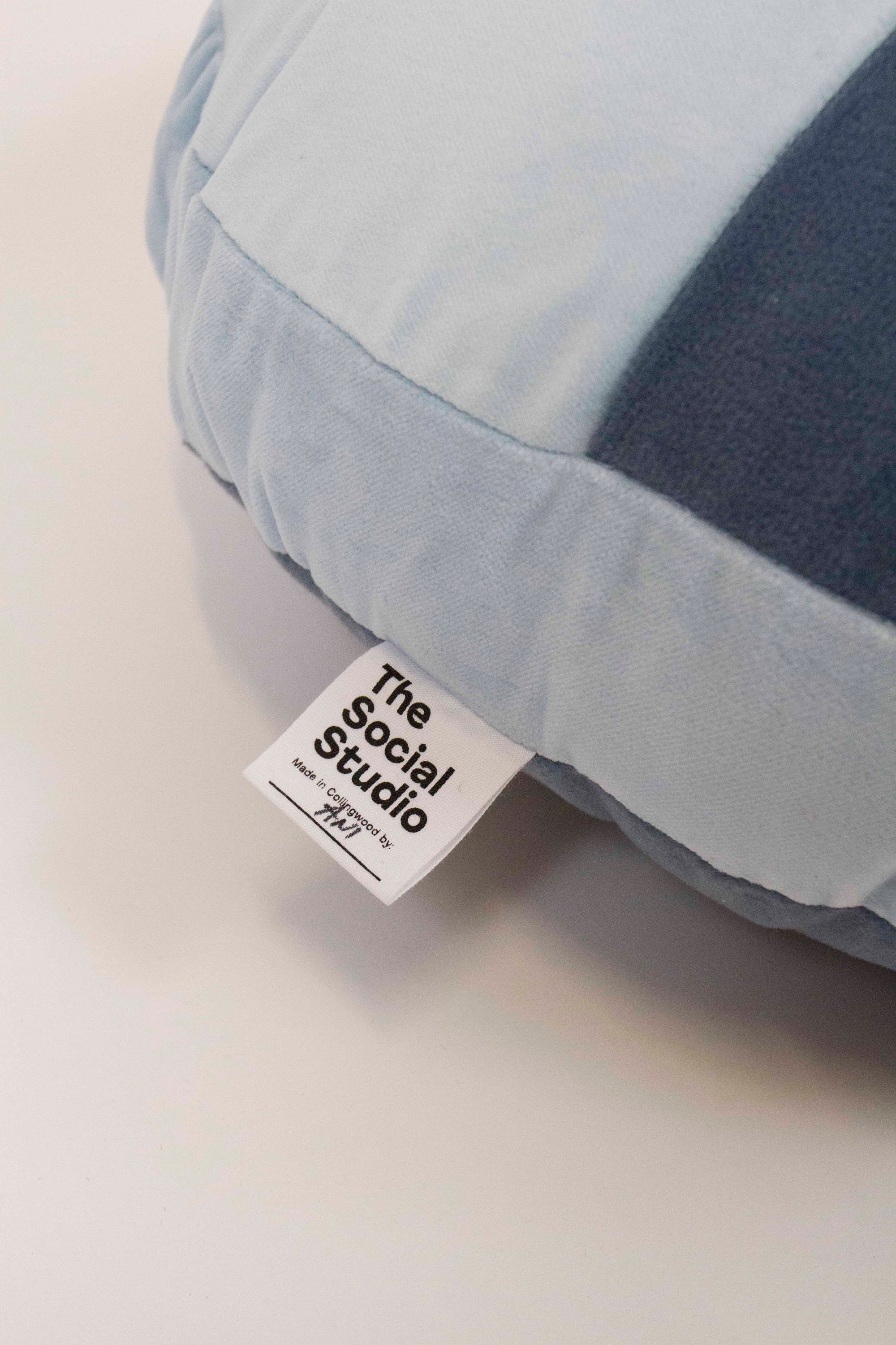 TSS Round Velvet Cushion - SALE