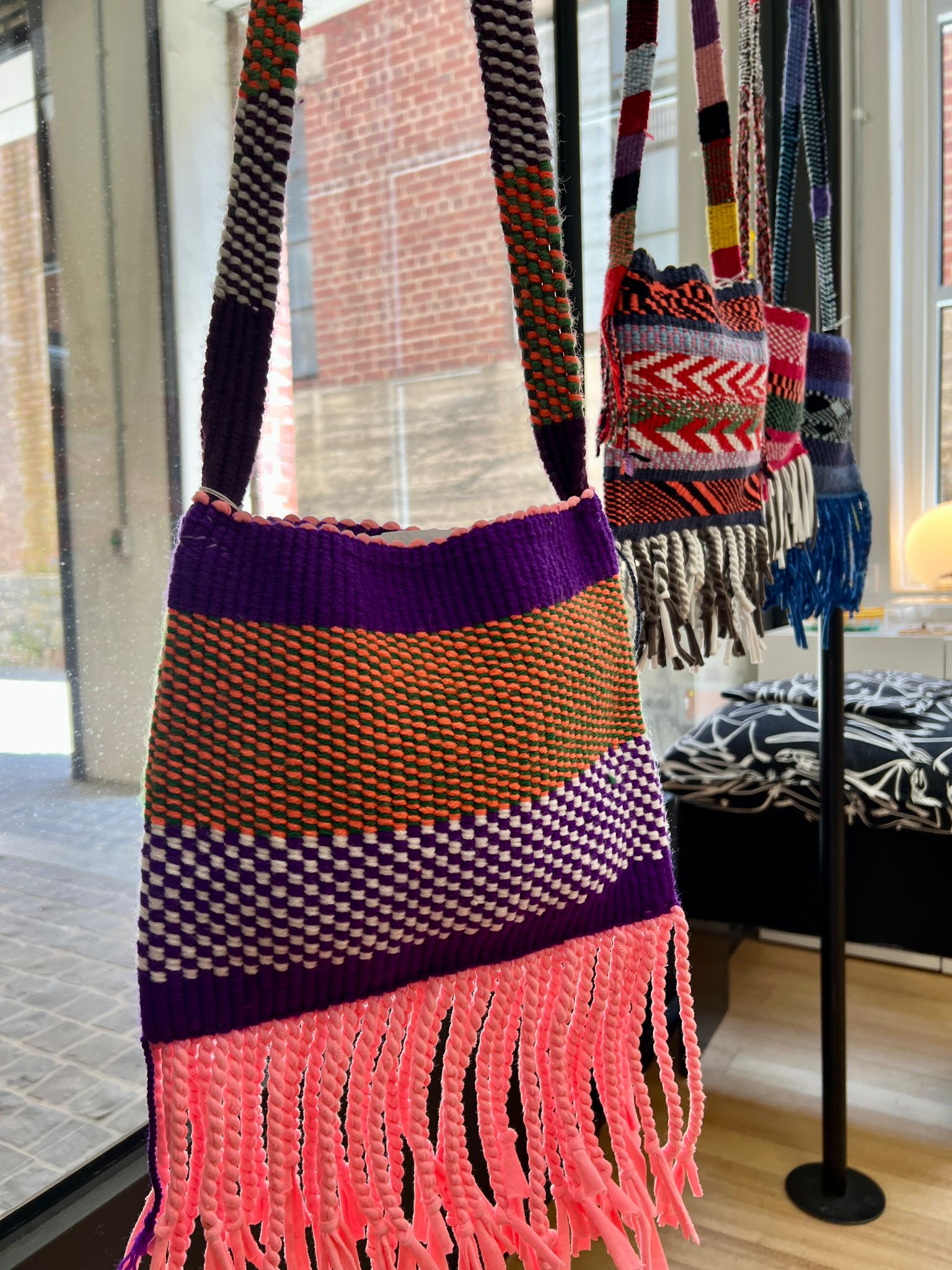 Owrs (stripes) + Burketes (bricks) Wanbaar with tassels