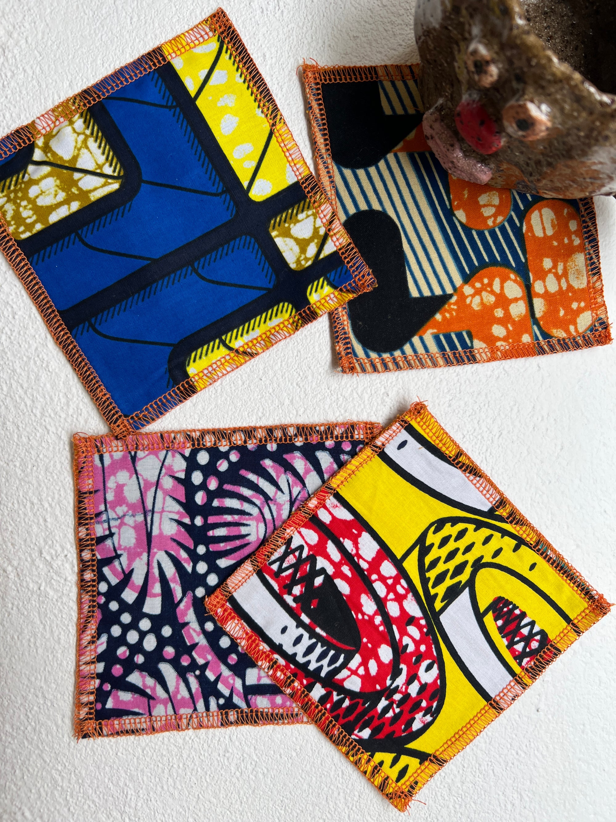 TSS Off-cut fabric coasters