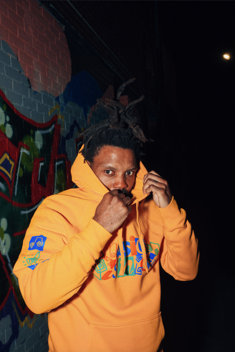 Music In Exile / Music is Nice Gold Hoodie