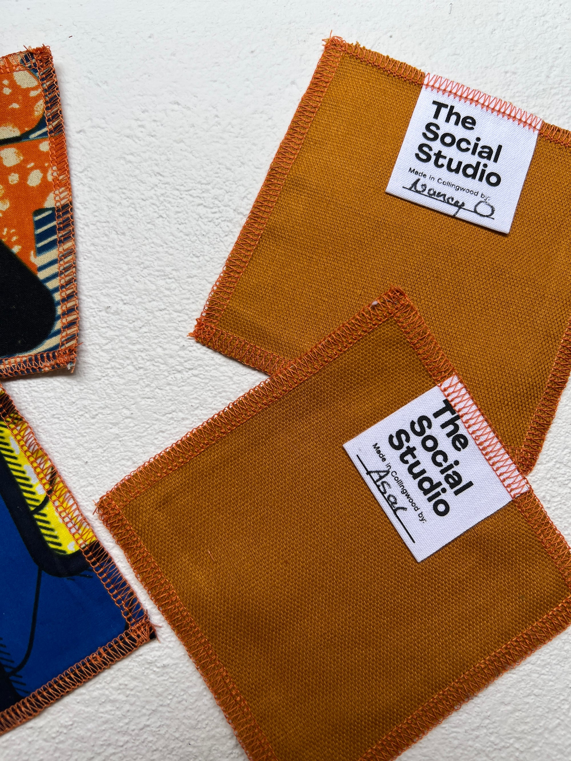 TSS Off-cut fabric coasters